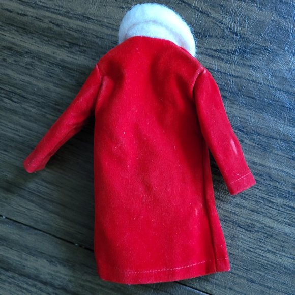 VTG 60's BARBIE Clone Red Suede Coat RARE - Picture 4 of 9